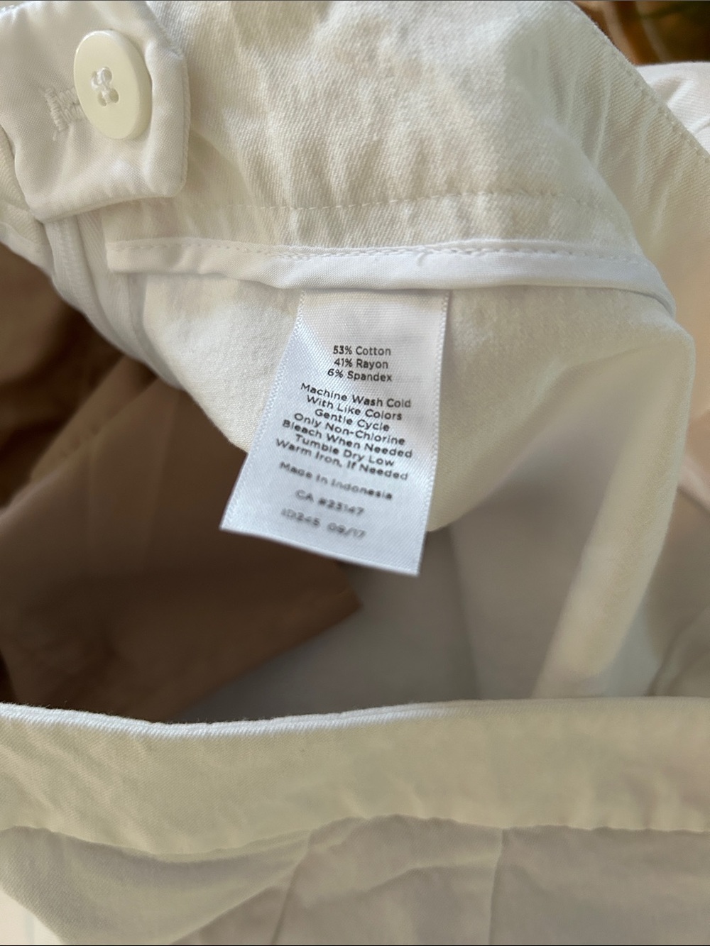 Talbots White Chatham Ankle Curvy Pants size 12P petite - Picture 5 of 9